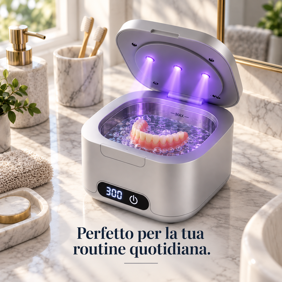 LucePure — Pulitore a ultrasuoni