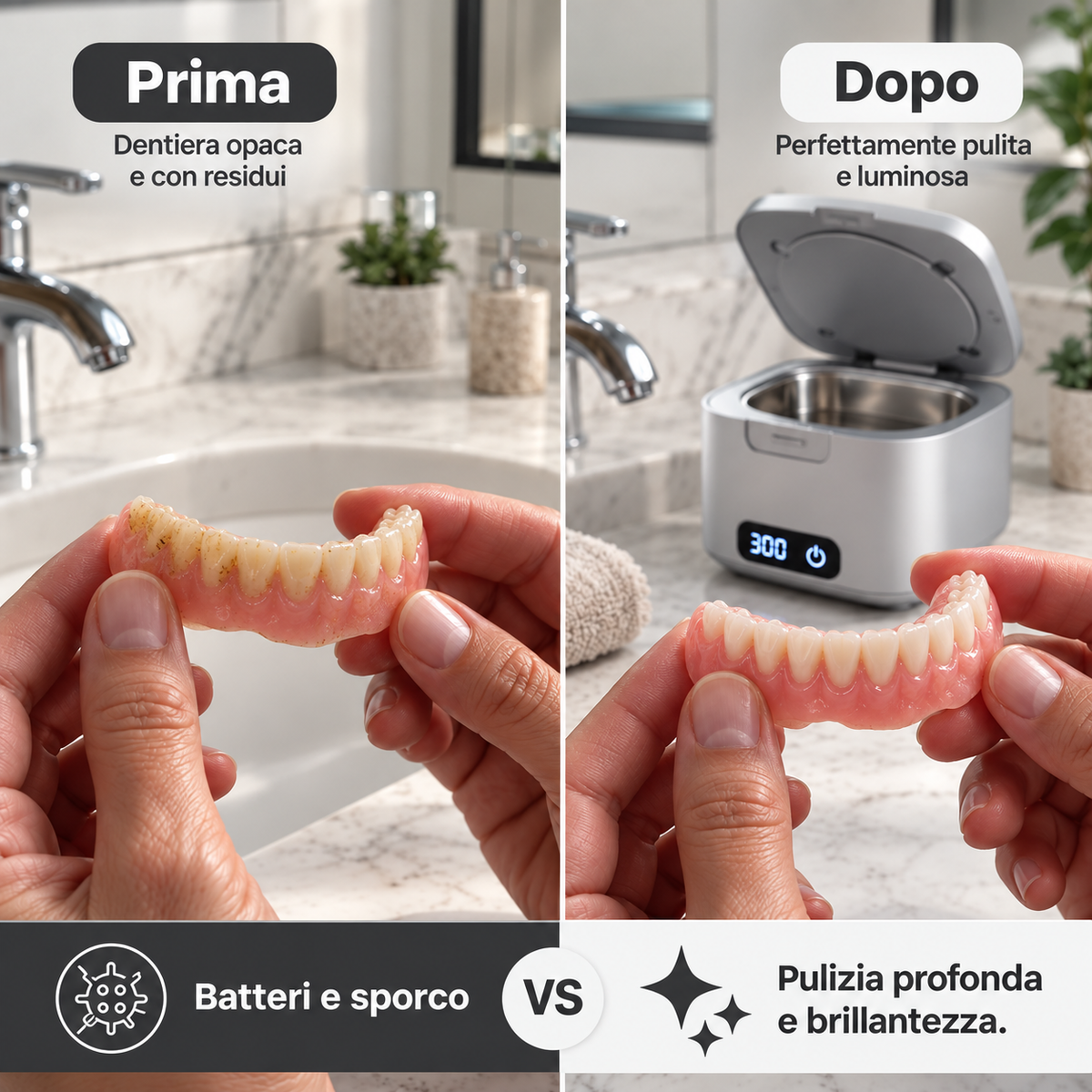 LucePure — Pulitore a ultrasuoni
